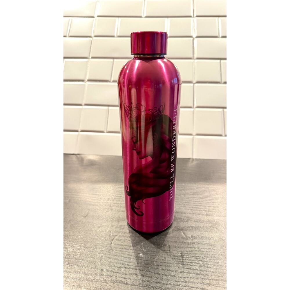 NEW Universal Studios Wicked Pink Glinda Tumbler Water Bottle